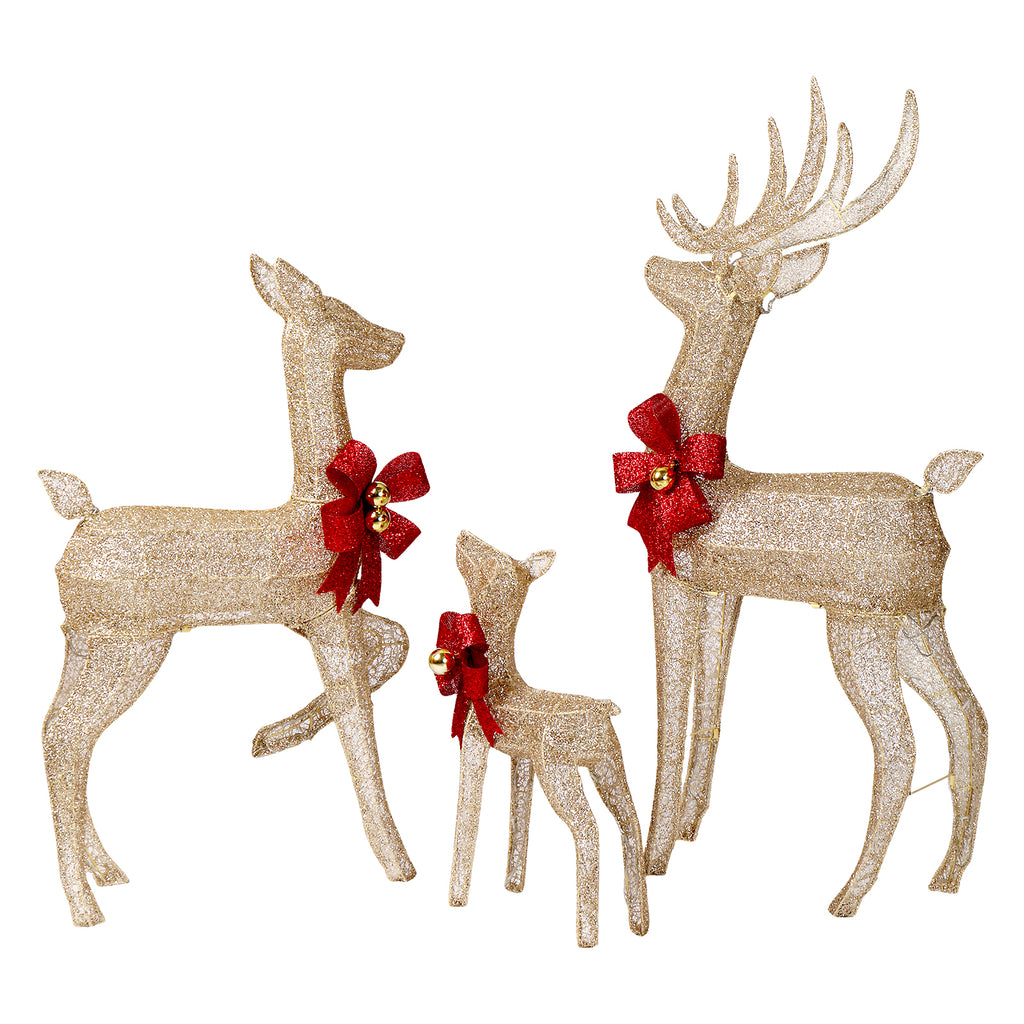 3-Piece Christmas Reindeer Set
